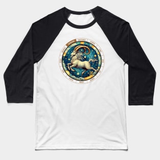 ZODIAC Capricorn - Astrological CAPRICORN - CAPRICORN - ZODIAC sign - Van Gogh style - 10 Baseball T-Shirt